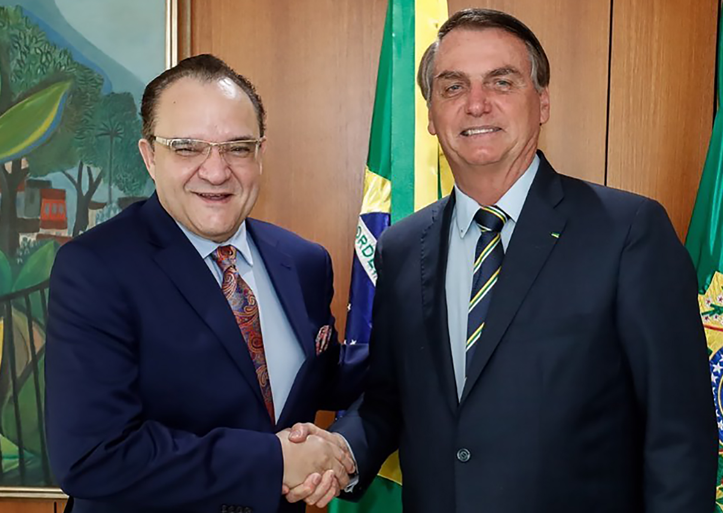 Abner Ferreira e Jair Bolsonaro