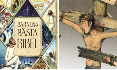 Capa e ilustração da Best Children Bible.
