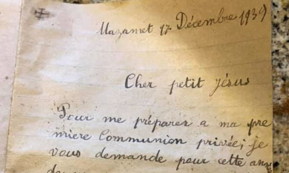 Carta para Jesus da 2ª Guerra Mundial