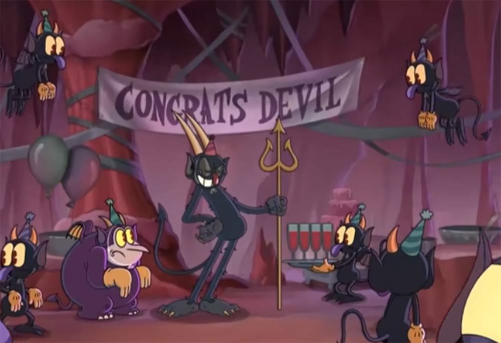 Diabo com seus demônios em desenho da Netflix
