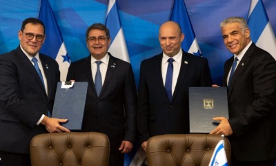 Encontro entre autoridades de Honduras e Israel