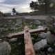 Escombros de uma igreja na Síria