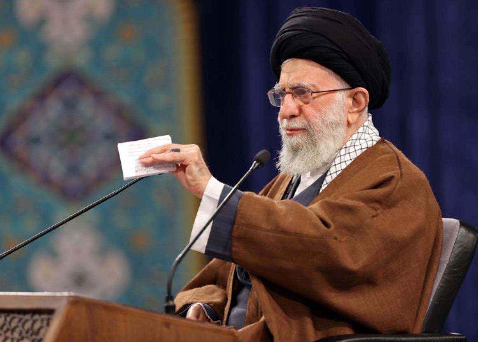 O líder supremo do Irã, o aiatolá Ali Khamenei