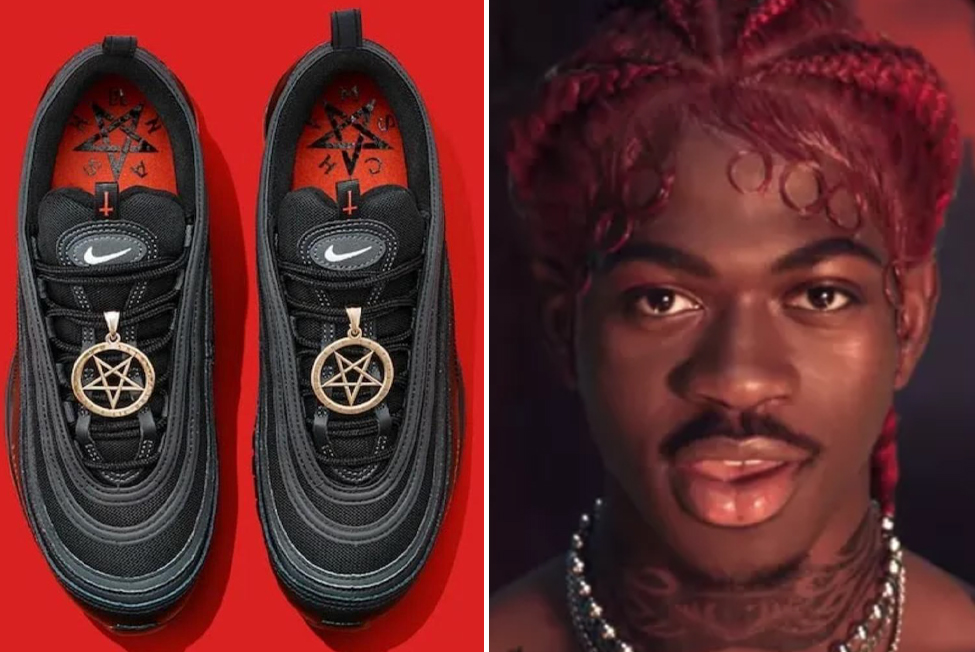Lil Nas X e Sapatos de Satanás