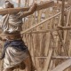 Noé trabalha na construção da Arca