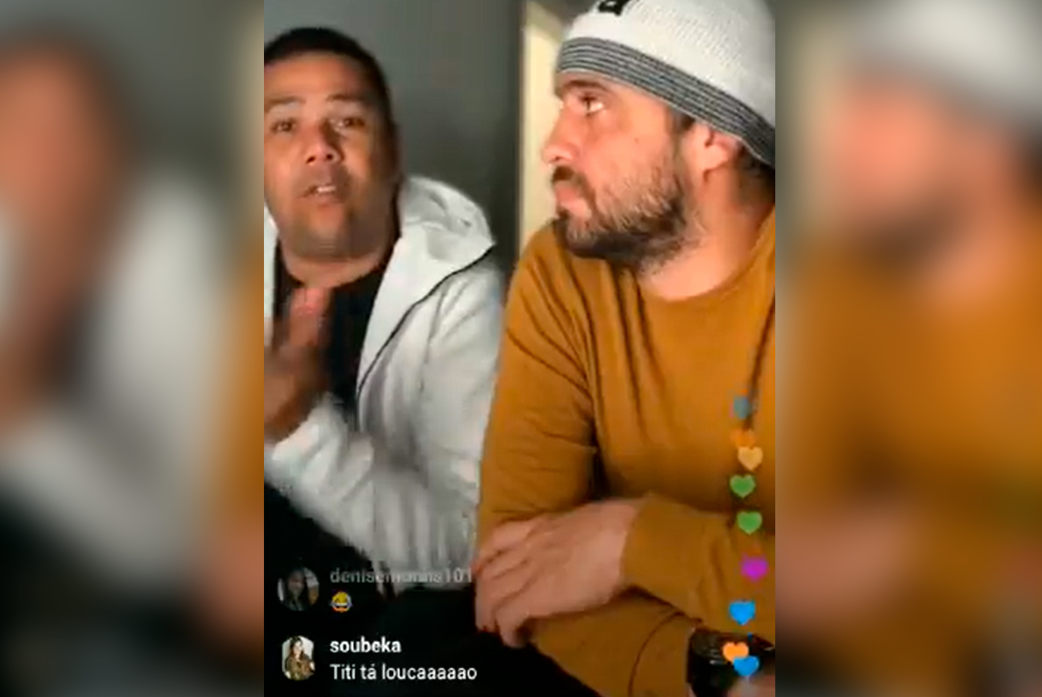 Pablo Marçal durante transmissão no Instagram