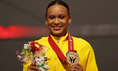 Rebeca Andrade ouro no Mundial