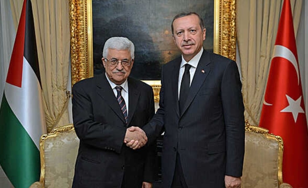 Recep Tayyip Erdogan e Mahamoud Abbas