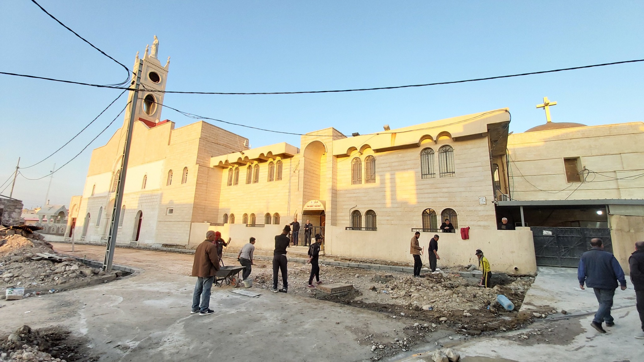 Uma das igrejas a ser visitadas pelo Papa no Iraque